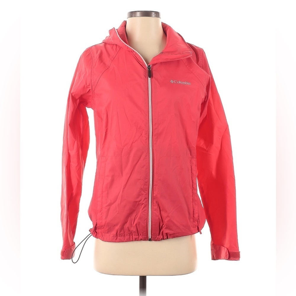 Women’s Columbia Watermelon Color Rain Jacket Size Small
